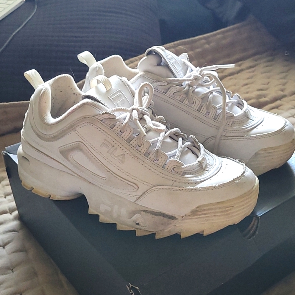 White women's Filas
